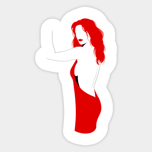 Red Catherine Sticker